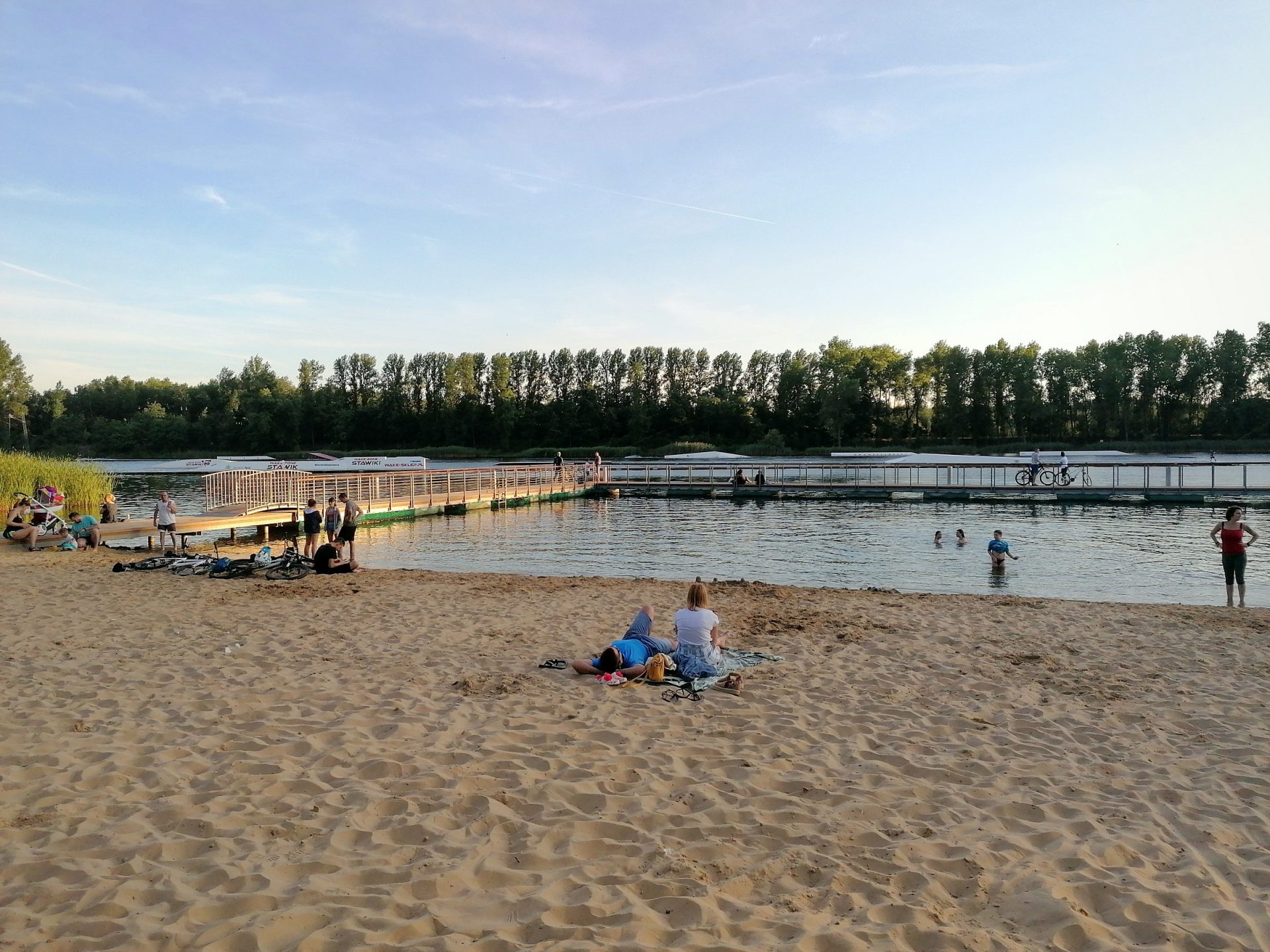 Kąpielisko i plaża Stawiki w Sosnowcu