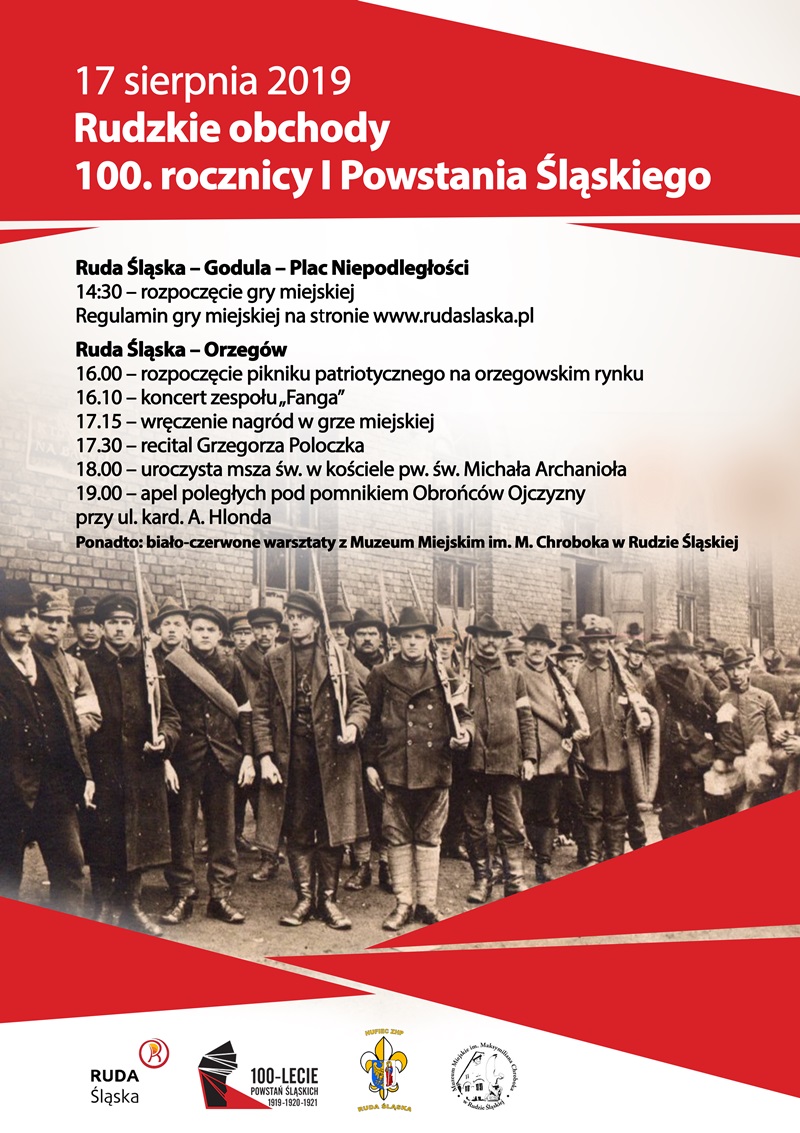100. rocznica I Powstania Śląskiego w Rudzie Śląskiej