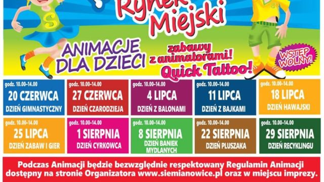 kolorowy rynek miejski siemianowice