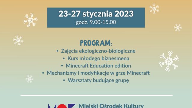 DOBRE WARSZTATY dla dzieci i młodzieży w wieku 6-13 lat