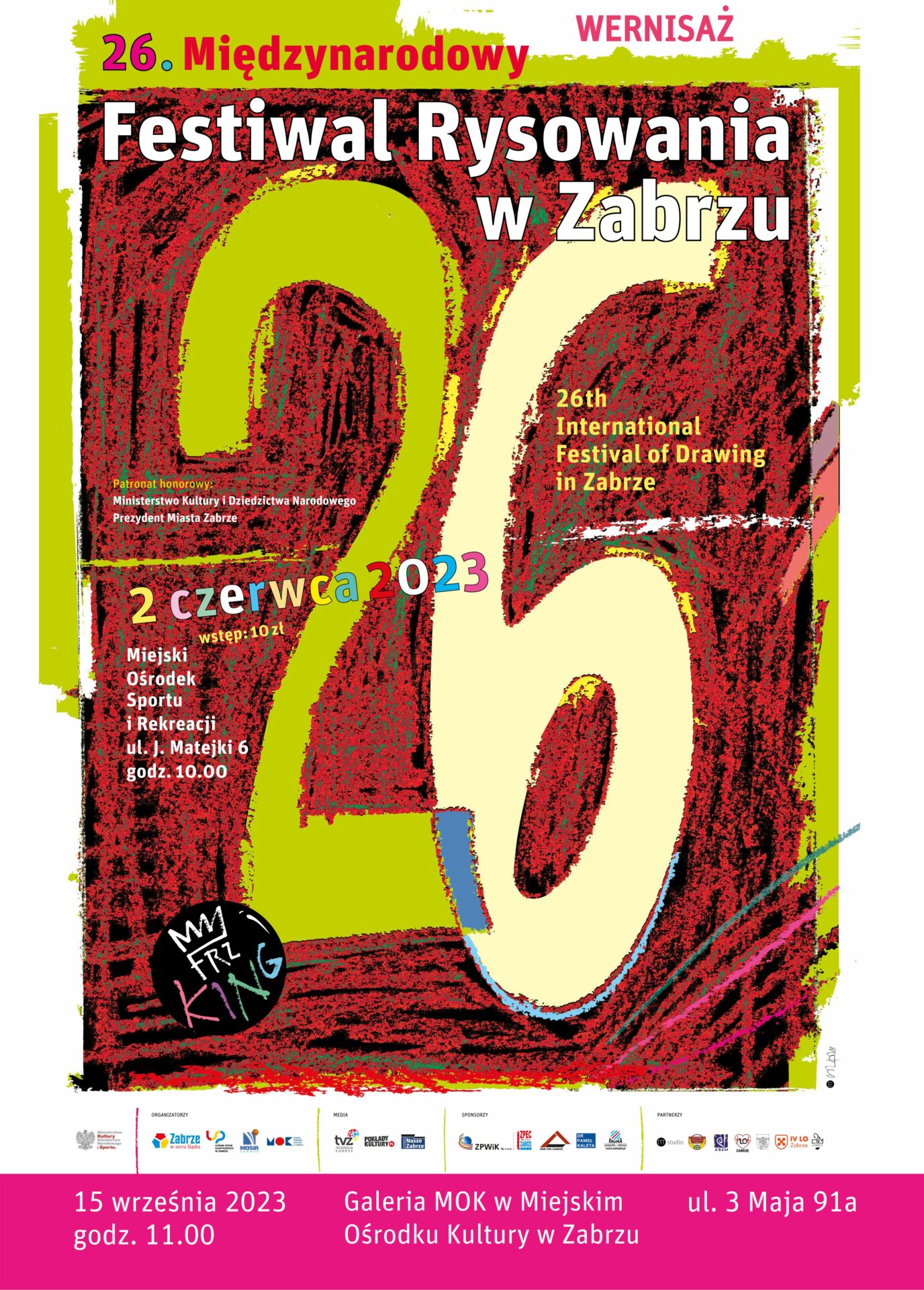 26. MIĘDZYNARODOWY FESTIWAL RYSOWANIA Wystawa podsumowująca Festiwal